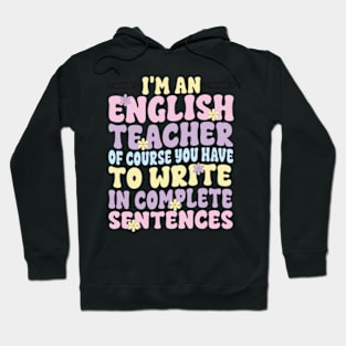 English Teacher Linguistics Grammar Professor Writer Editor Hoodie